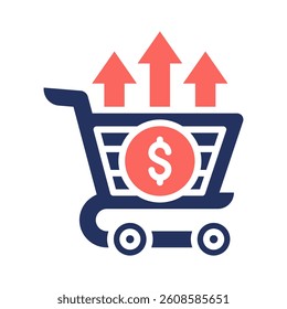 Upselling Icon Element for Design