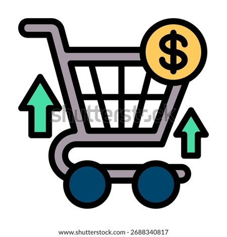 Upselling Icon Element For Design