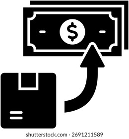 Icono de Vector simple y claro que ilustra una idea o función esencial