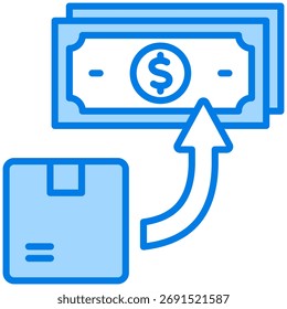 Icono de Vector simple y claro que ilustra una idea o función esencial