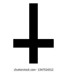 Upside Down Cross Clipart