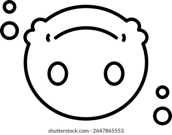 Upside Down Filled Style Icon Design