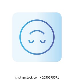 upside down gradient icon isolated on white background

