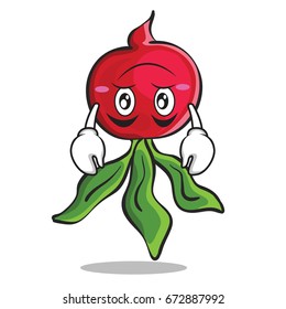 Upside down radish character cartoon collection