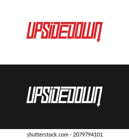 Upside Down Vector Template Upside Down Man Upside Down Colorfull Icon
