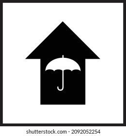 Upside and Keep dry  symbol