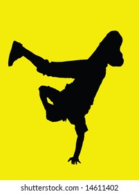 upside-down dancer