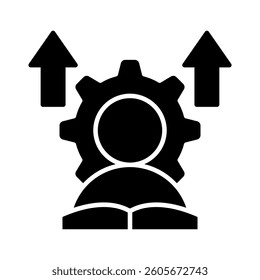 Upskill Icon Element for Design