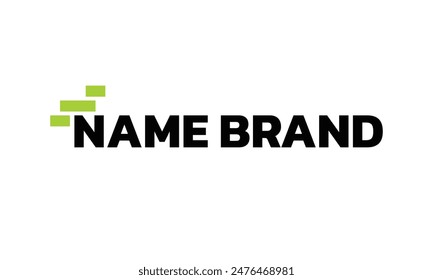 The Upstair logo vector design. Three stripes and stairs logo