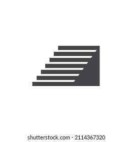 Upstair logo vector flat design vector