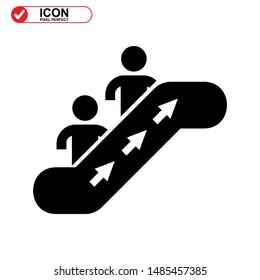 
Upstairs icon isolated sign symbol vector illustration - high quality black style vector icons

