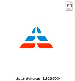upstairs icon logo template vector illustration