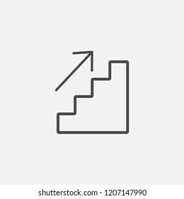 Upstairs line icon