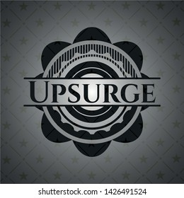 Upsurge dark icon or emblem. Vector Illustration. Detailed.