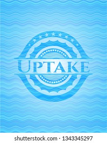 Uptake water style badge.