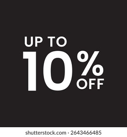 Upto 10% Off offer unit.