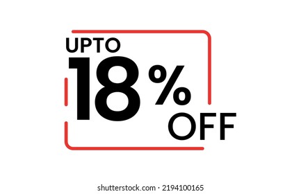 upto 16 percent discount vector, 16 percent off vector typography, 16 percent discount