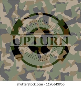 Upturn on camo texture