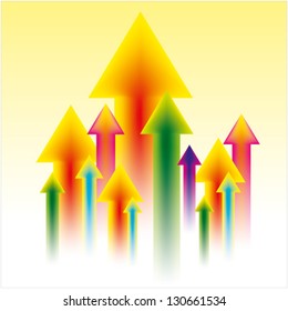 upward business arrow