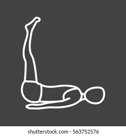 Upward Extended Feet