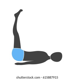 Upward Extended Feet