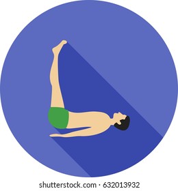 Upward Extended Feet