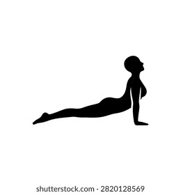 Upward Facing Dog Yoga Spine Stretch Icon