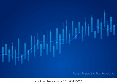 fondo del vector de comercio de divisas ascendente
