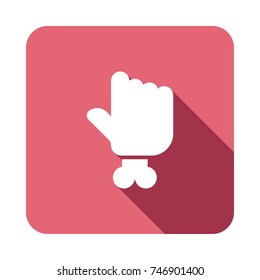   upward hand 