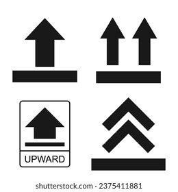 upward icon vector illustration design