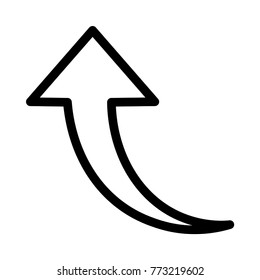  upward Line icon