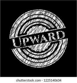 Upward on blackboard