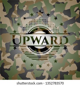 Upward on camo pattern