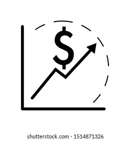 Cost Reduce Increase Icon Risk Analysis Stock Vector (Royalty Free ...