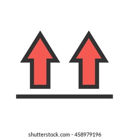 Upwards