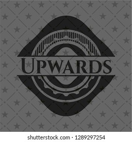 Upwards black badge