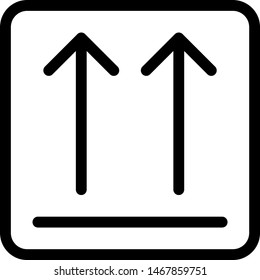 Upwards instruction for large item storage and handling