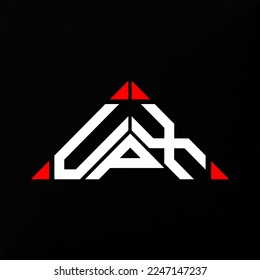 Logo de la carta UPX diseño creativo con gráfico vectorial, logotipo UPX simple y moderno.