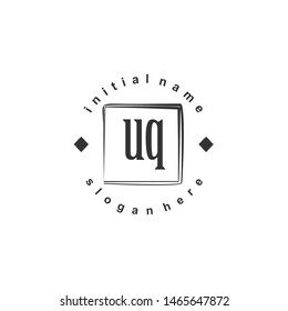 UQ Initial beauty monogram logo vector