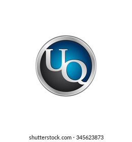 UQ initial circle logo blue