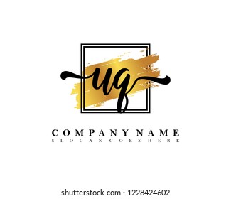 UQ Initial handwriting logo concept