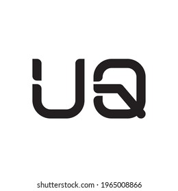 uq initial letter vector logo