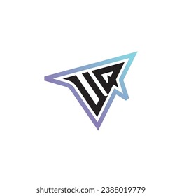 Coole Logokombination mit UQ-Buchstaben oder Logo für Spiele als inspirierendes Design