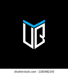 UQ letter logo creative design with vector graphic