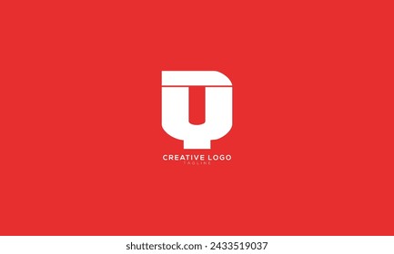 UQ QU Abstraktes anfängliches Monogramm-Buchstaben-Alphabet-Logo-Design