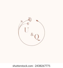 UQ wedding monogram logo designideas as inspiration