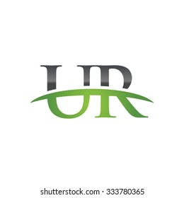 UR initial company green swoosh logo