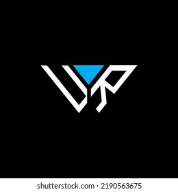 UR letter logo creative design with vector graphic, UR simple and modern logo.