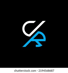 UR letter logo creative design with vector graphic, UR simple and modern logo.