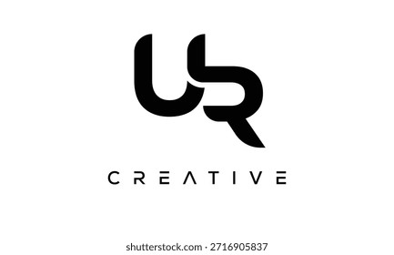 UR Letter Monogram Logo for Modern Creative Brand Identity